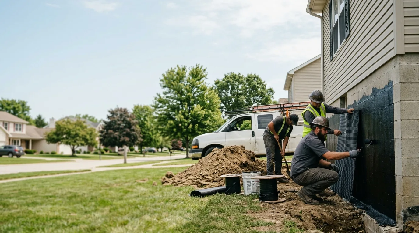 Basement Waterproofing in Fairmount, IL near me